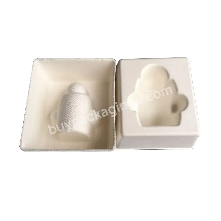 Customized Molded Box Package With Paper Material Tray Pulp Insert - Buy Molded Paper Pulp Packing Inner Tray,Paper Pulp Tray Customized Molded Box Package With Paper Material Tray Pulp Insert,Molded Fiber Tray.