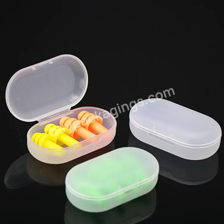 Customized Musicians Surf Earplugs Holder Clear Carry Storage Silicone Earplugs With Case