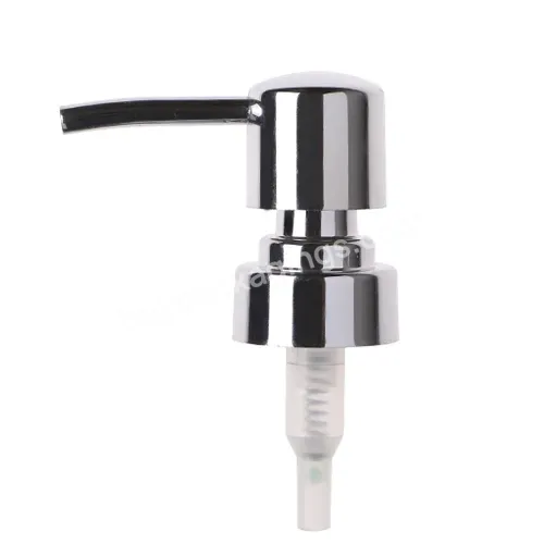 Customized Neck Size 24mm 28mm Matte/shiny Stainless Steel Lotion Pump Hand Wash Soap Dispenser Pump Shampoo Pump