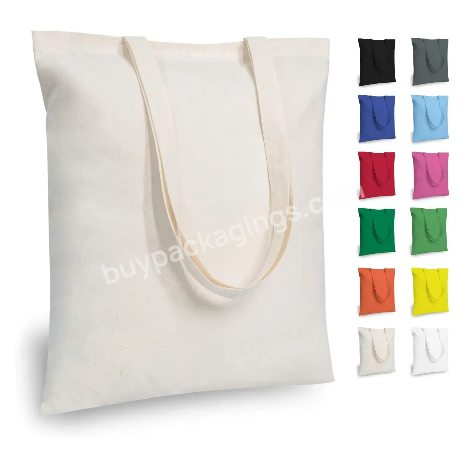 Customized New Brand Tote Shopping Bag Calico Shopper Bag Canvas Tote Shopping Bag