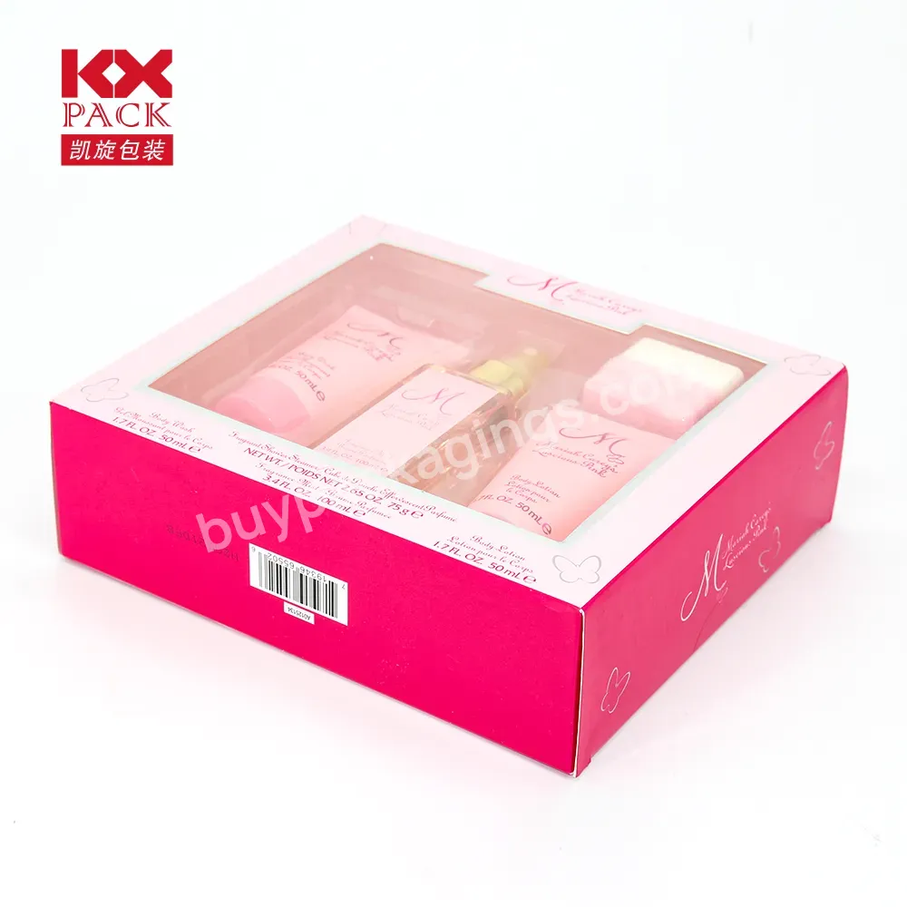 Customized Offset Printing Paper Box Packaging Gift Box For Body Care Set Packing Skin Care Paper Packaging Box