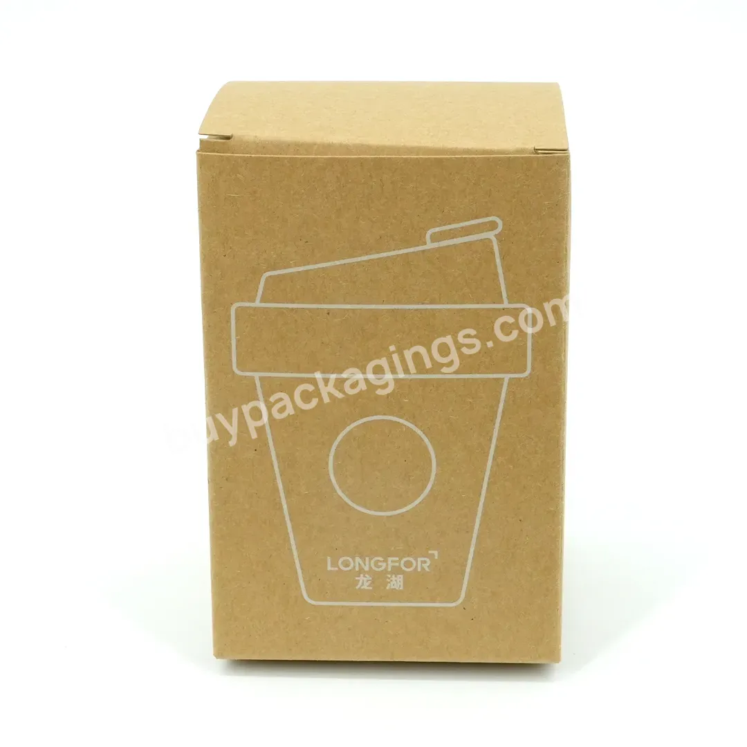 Customized Packaging Gift Kraft Chocolate Brown Box Cardboard Paper Carton Boxes For Bottles Packaging