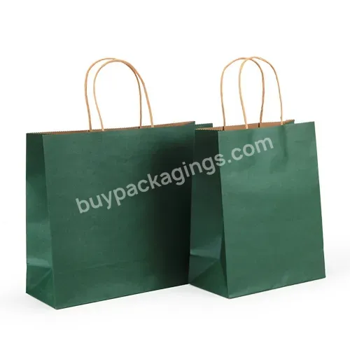 Customized Paper Gift Bag With Handles Paper Bag Thank You Bags For Boutique Personalizadas Bolsas De Papel Kraft Al Por