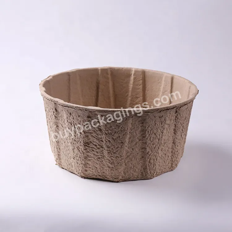 Customized Paper Pulp Inserts Molded Pulp Paper Packaging Tray Eco Friendly Recycled Paper Pulp Moulded Container