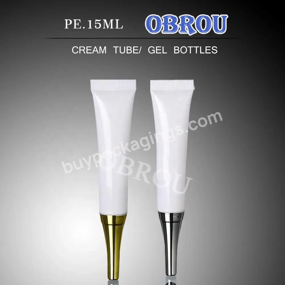 Customized Pe Refillable Glossy Plastic Soft Tube Empty Squeeze Lotion Shampoo Bottles Hand Cream Eye Essence Sunscreen Bottles