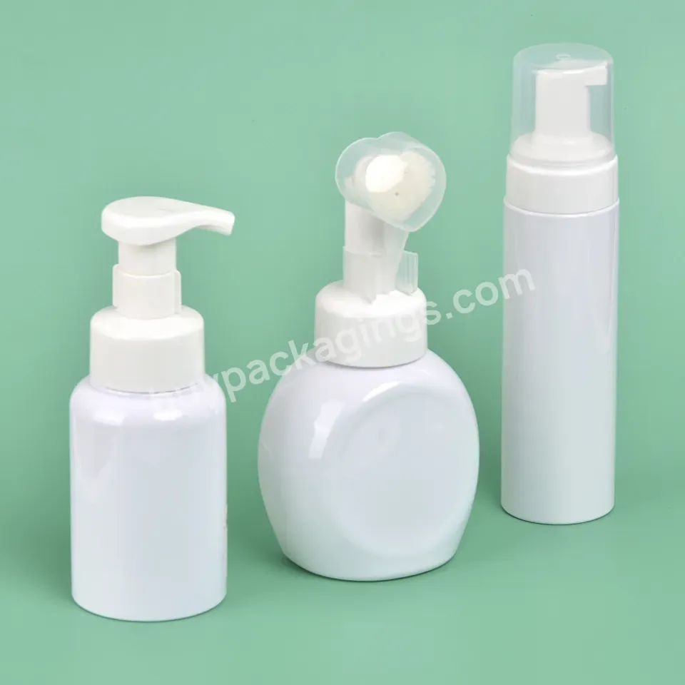 Customized Persaonal Care Square 250ml 400ml Facial Cleanser Hand Sanitizing Liquid Soap Foam Pump Bottle