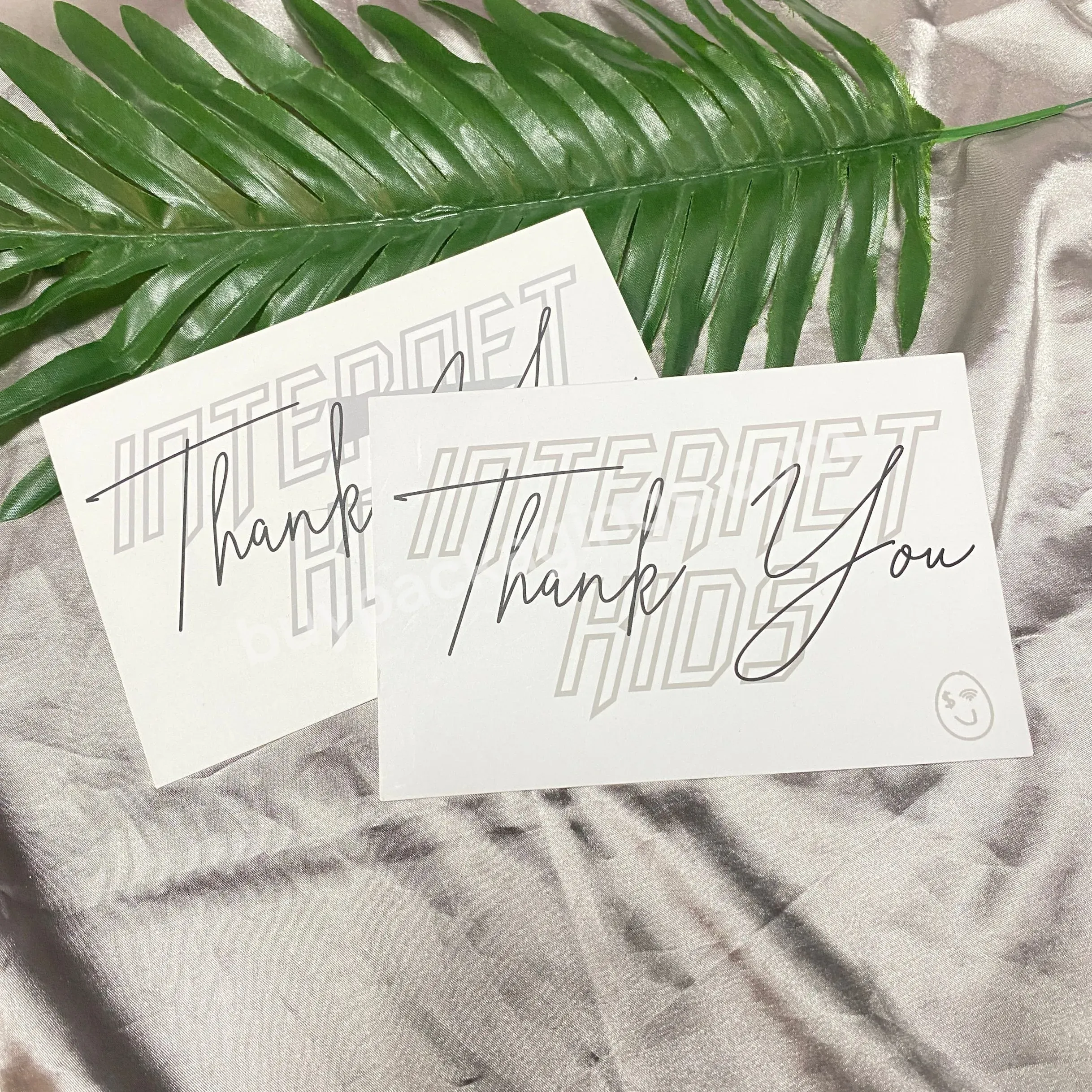 Customized Personality Logo Thank You Cards And Stickers For My Small Business