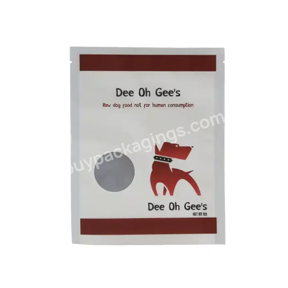 Customized Pet Dog Food Cat Food Composite Three-side Seal Food Pet Packaging Bag