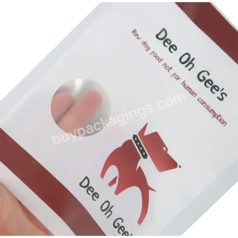 Customized Pet Dog Food Cat Food Composite Three-side Seal Food Pet Packaging Bag