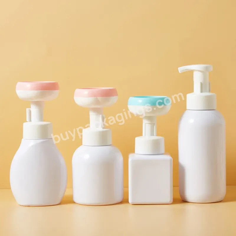 Customized Petg Personal Care Foaming Bottle With Brush 150ml 100ml Hand Sanitizer Foam Pump Bottle