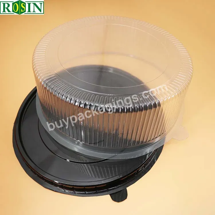 Customized Plastic Clear Dome Heavy Duty Cake Container For Cake Packaging For Halloween Wedding Party Cake Boxes