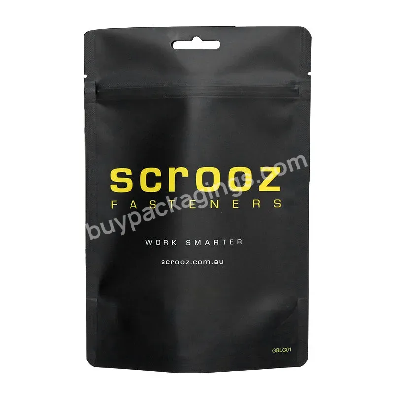 Customized Polyester Film Bag With Logo Upright Polyester Film Bag With Window