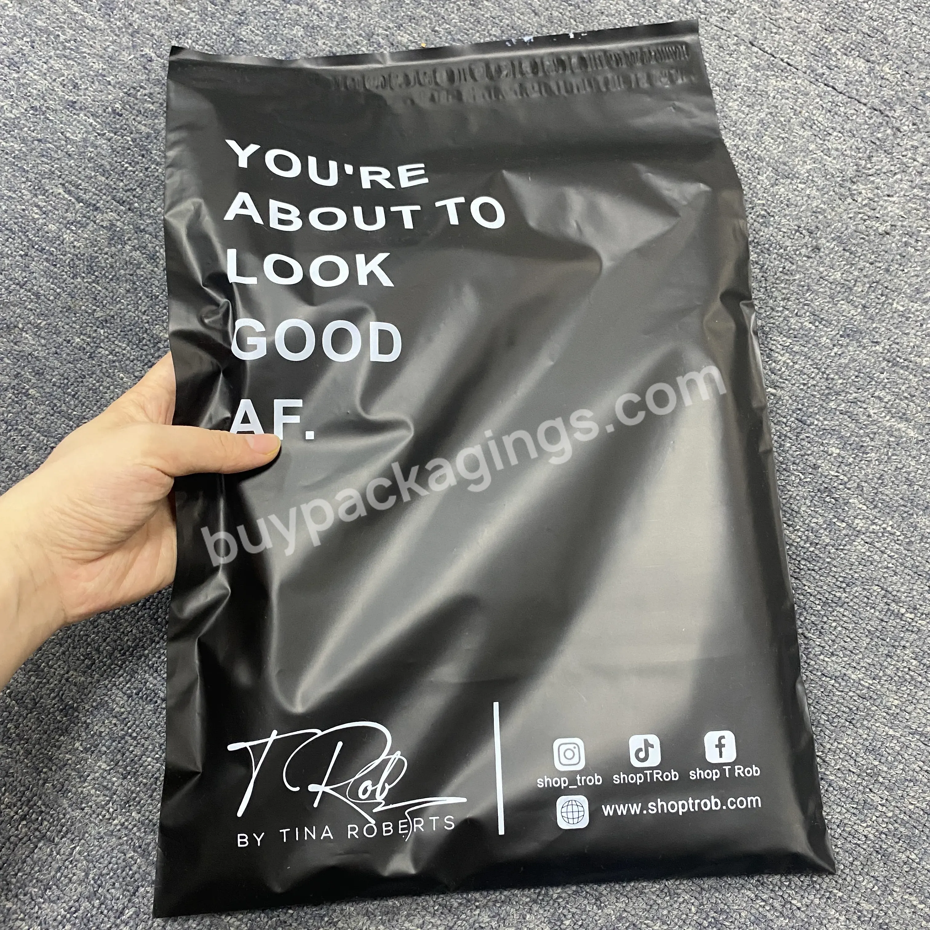 Customized Polythene Bags For Garment Packaging Plastic Courier Mailing Mailing Envelopes