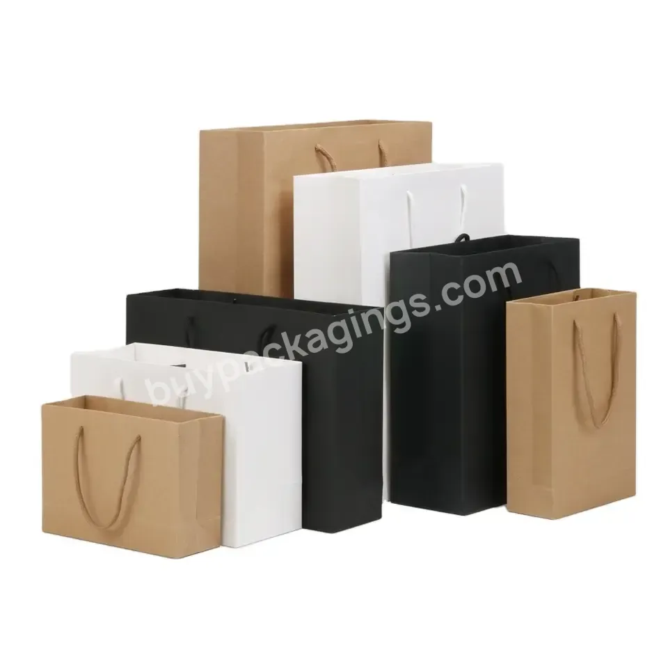 Customized Popular Fashion Recyclable Luxury Biodegradable Shopping Exquisite Gift Packaging Bag