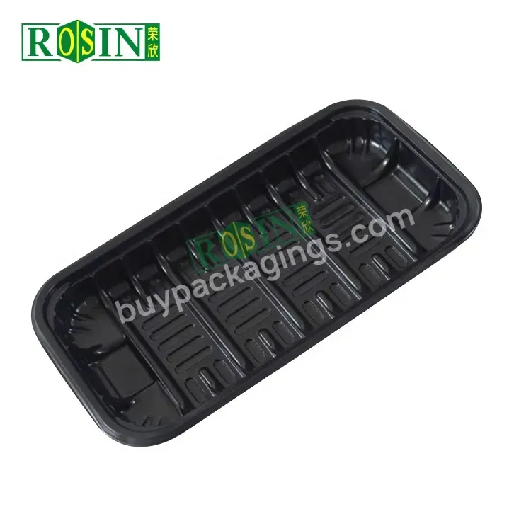 Customized Pp Pet Thermoforming Disposable Vaccum Forming Plastic Fruit Meat Tray Food Display Trays Packaging Suppliers