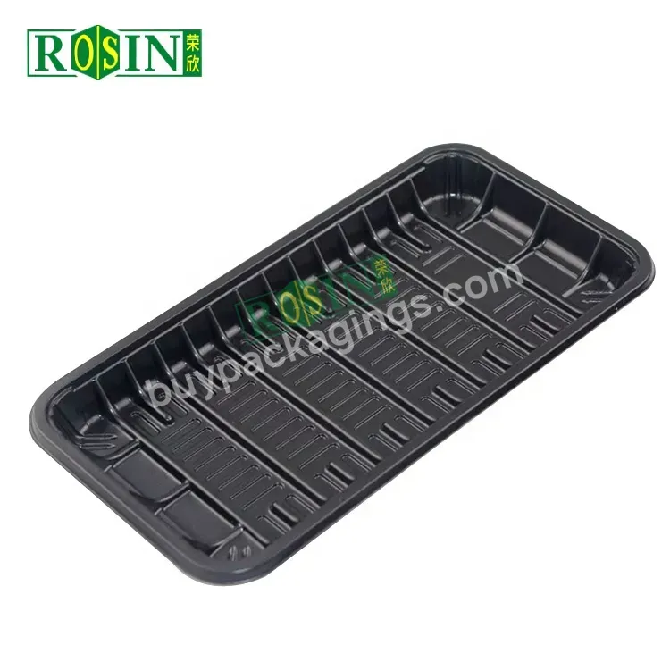 Customized Pp Pet Thermoforming Disposable Vaccum Forming Plastic Fruit Meat Tray Food Display Trays Packaging Suppliers