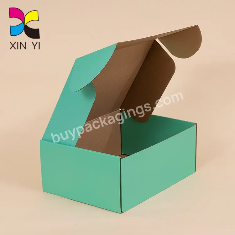 Customized Print Eco Friendly Mailer Shipping Paper Box For Clothing T-shirt Packaging