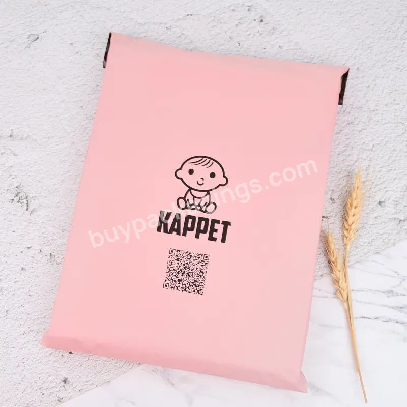 Customized Print Logo Pink Mailer Poly Plastic Courier Envelope Packaging Shipping Mail Postal Bag For Shipping Clothing - Buy Mail Postal Bag For Clothes,Poly Plastic Courier Envelope Bag,Pink Mailer Poly Plastic Bag.