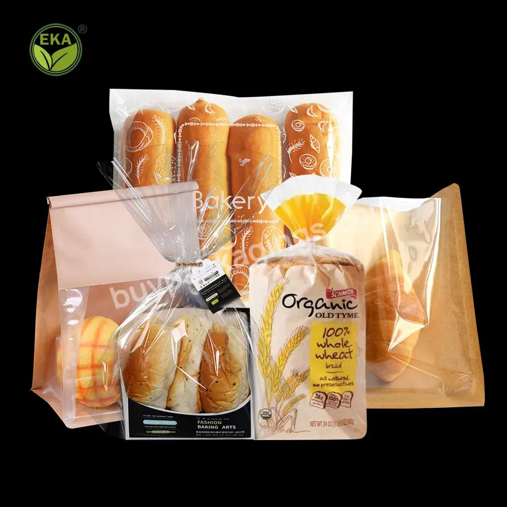 Customized Printed Plastic Bread Packaging Bag Bakery Bag Bread Plastic Bags South Africa - Buy Bread Plastic Bags South Africa,Opp Bottom Gusset Plastic Bread Packing Bag,Plastic Snack Packing Bag.