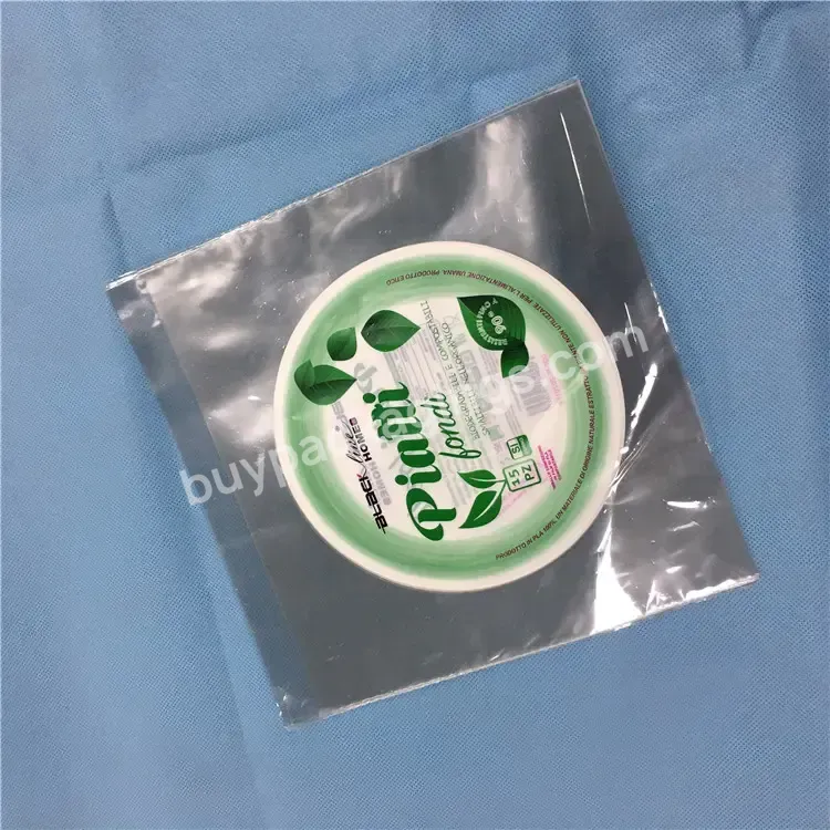 Customized Printing Eco-friendly Compostable China Factory Supply Pla Plastic Bread Packaging Self Sealing Bag