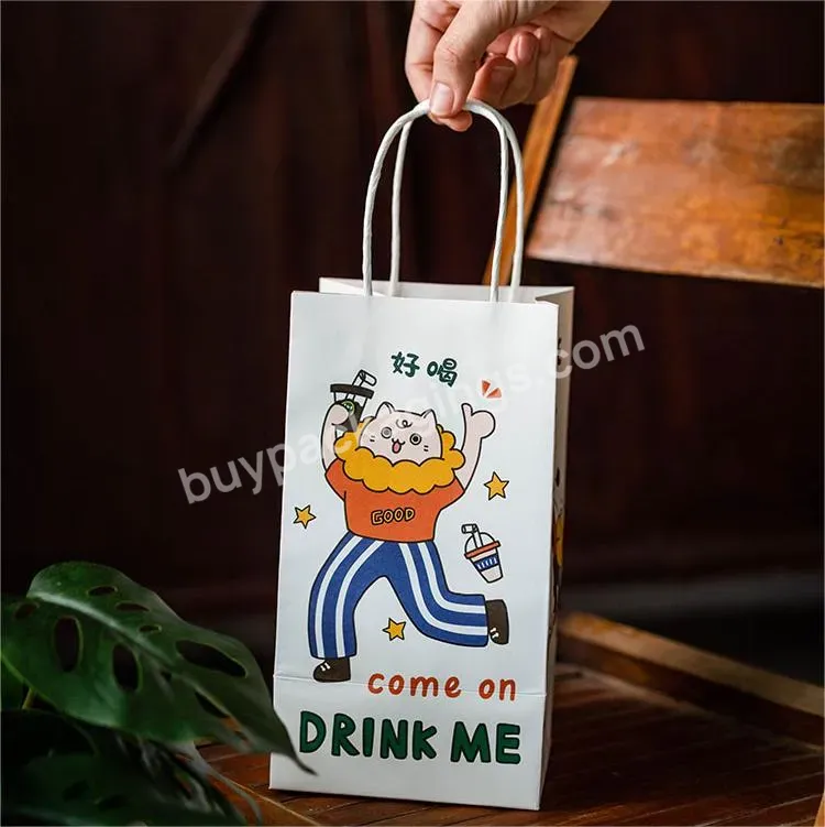 Customized Printing Fashionable Recycle Large Capacity Handle Eco Friendly Paper Shopping Bag