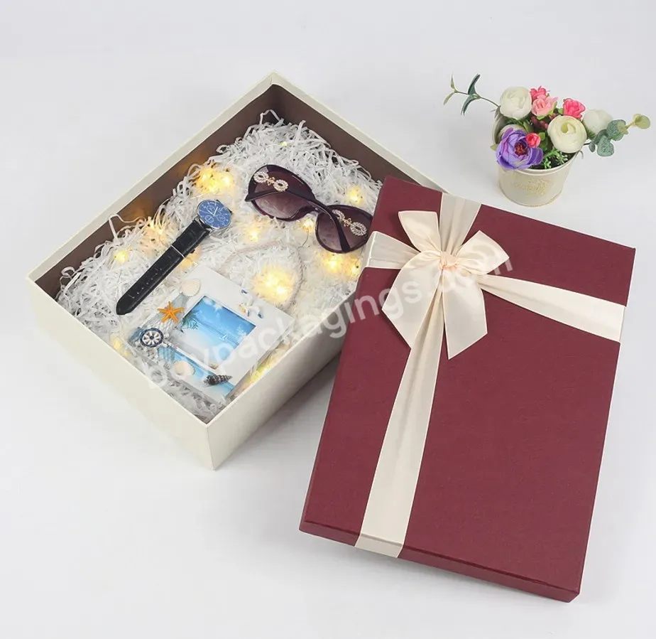 Customized Printing Logo Perfume Set Present Box Gift Mystery Box Flower Boxes With Lid