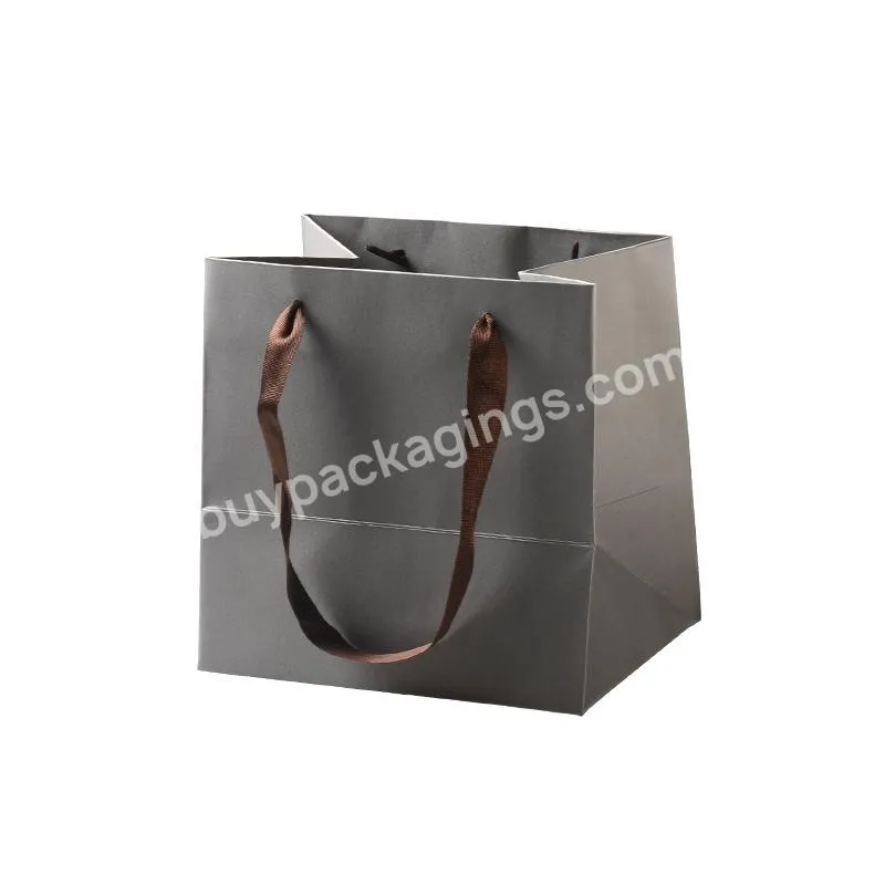 Customized Printing Luxury Embossed Logo Colorful paper bag, square gift, birthday gift and  jewelry packaging