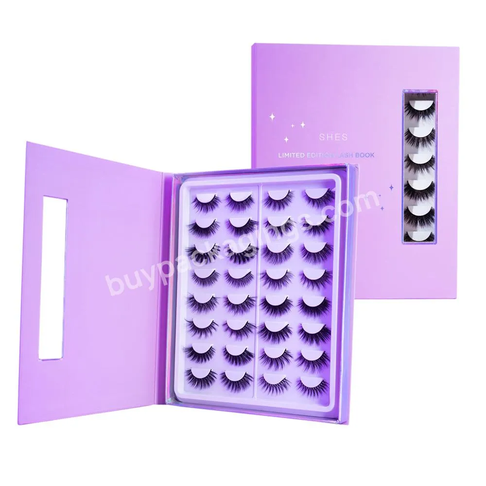 Customized Privite Lable Empty Eyelash Packinging Box For Eyelashes Package With Logo