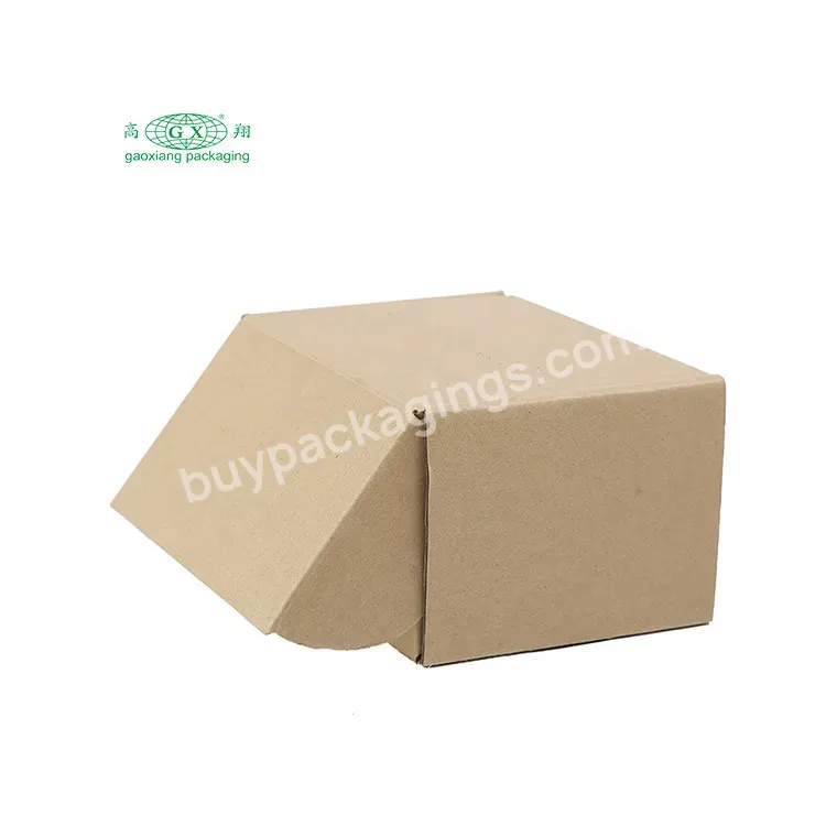 Customized Recycle Brown Paper Packaging Mailer Boxes Corrugated Packing Boxes With Logo Printed