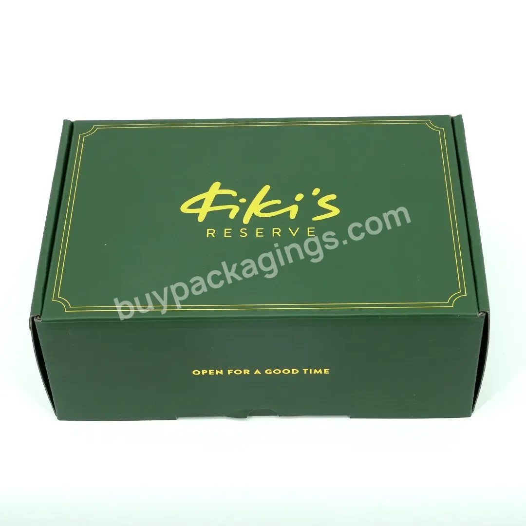 Customized Recycled Printing Wig Packaging Mailer Boxes Shoes Clothing Underwear Corrugated Cardboard Carton Shipping Mail Box