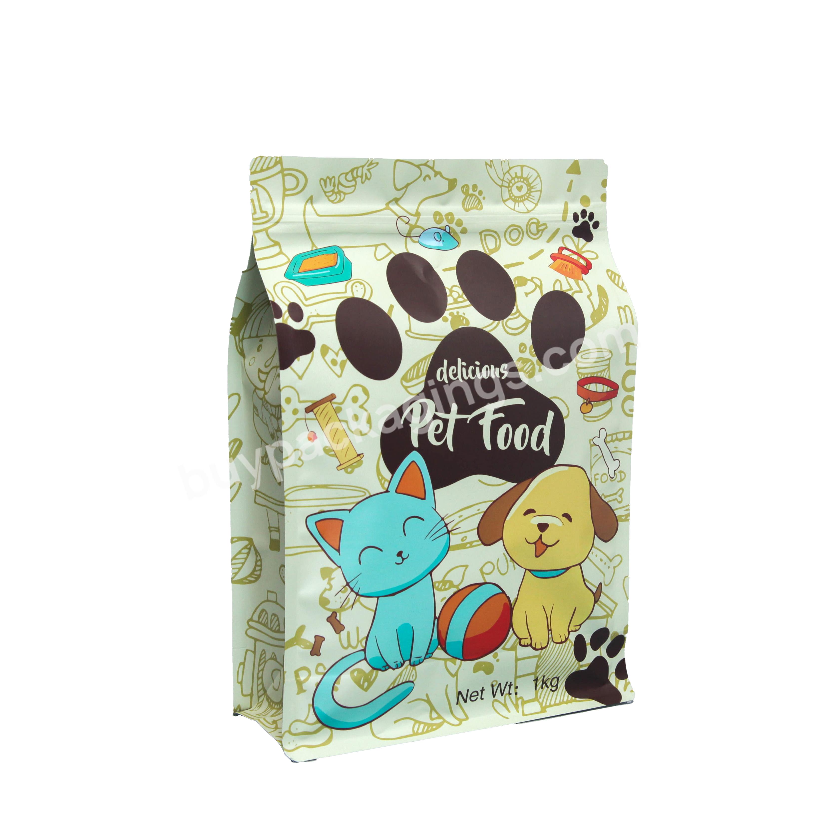 Customized Resealable Plastic 1kg Flat Bottom Dog Treats Pet Food Packaging Bags With Zipper - Buy Flat Bottom Dog Treats Pet Food Packaging Bags,Plastic 1kg Packaging Bags,Pet Food Packaging Bags With Zipper.