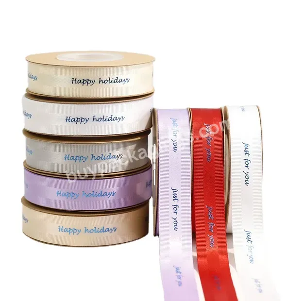 Customized Satin Packing Ribbon Shiny New Design Grosgrain Ribbon Stain Ribbon