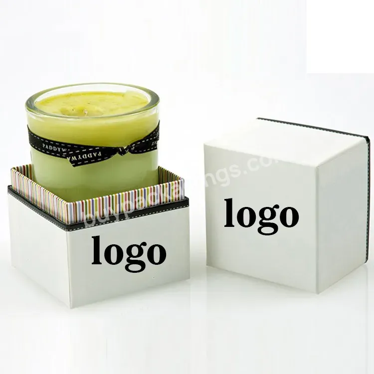 Customized Size High-end Luxury Cardboard Candle Box Packaging
