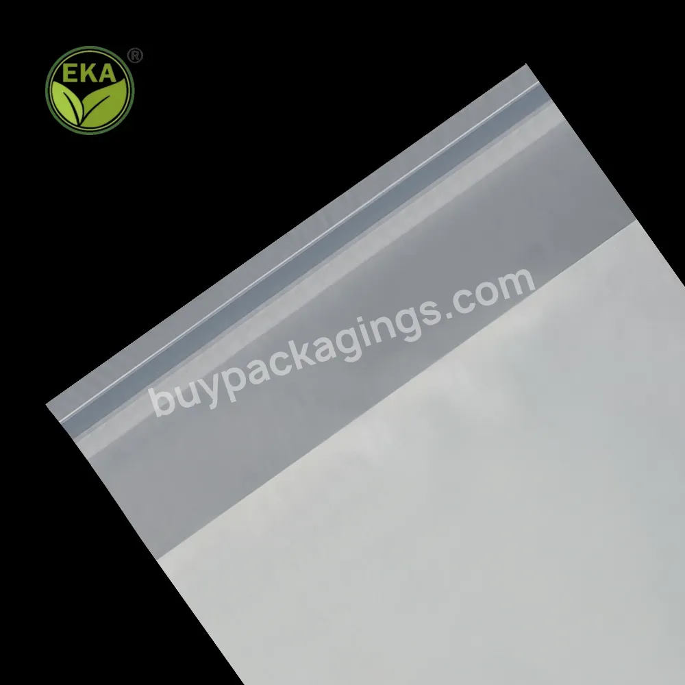 Customized Size Matte Transparent Bag Packing Clothes Poly Bag Eco Friendly Packaging Bag With Self Seal Tape