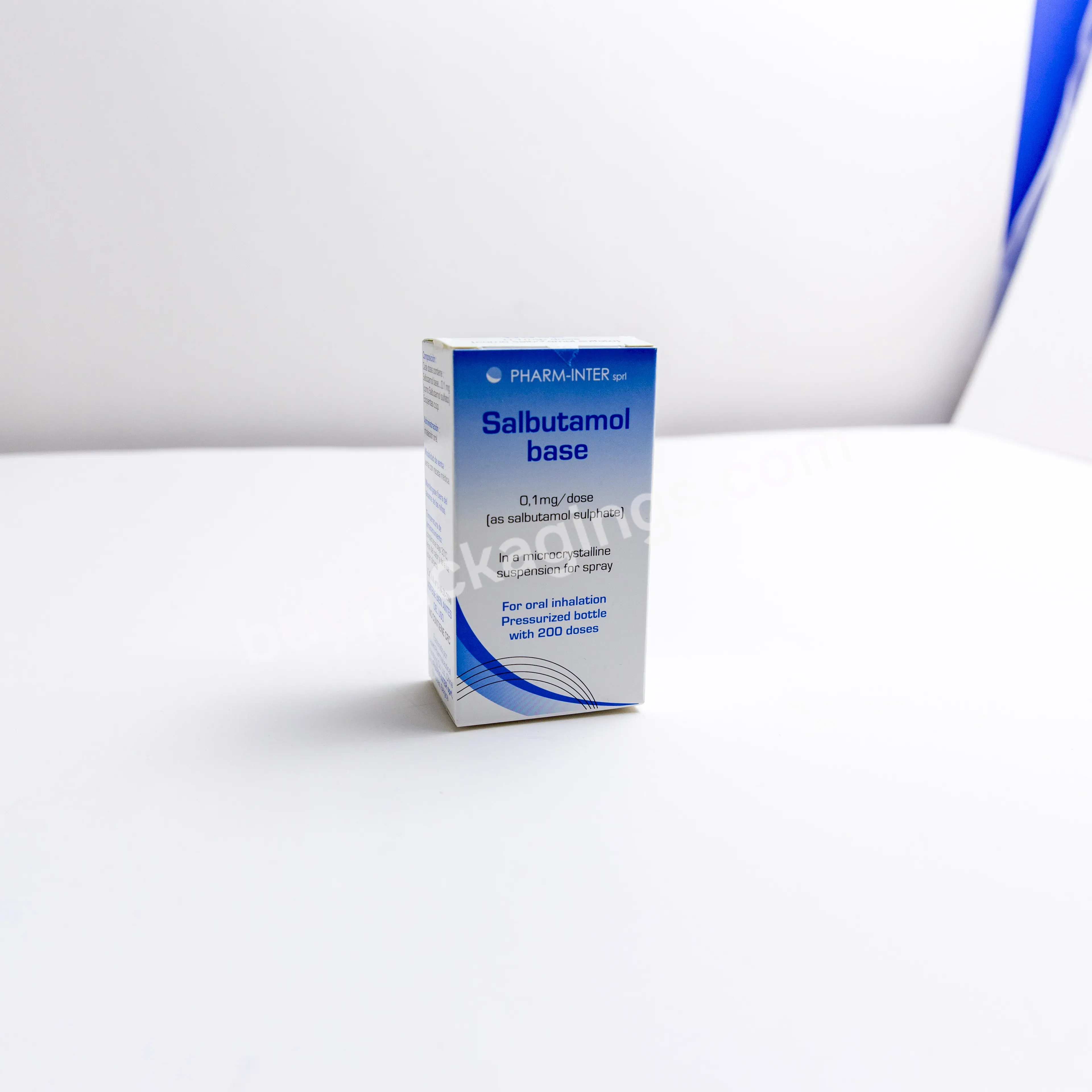 Customized Small Folding Carton Waterproof Pharmaceutical Medicine Paper Packaging Box