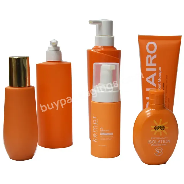 Customized Soft Touch Skin Care Packaging Bottle 120ml Face Wash Foam Bottle,Lotion Pump Bottle,Plastic Tube