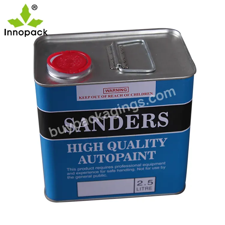 Customized Square Antirust And Anticorrosive Tin Can,Support Sending Samples