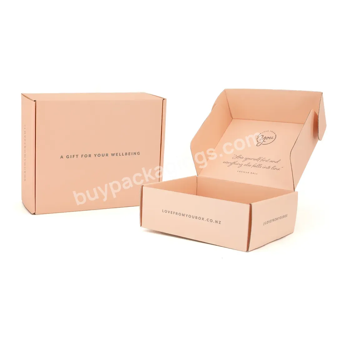 Customized Strong Hardness Mailer Corrugated Cardboard Paper Packaging Box