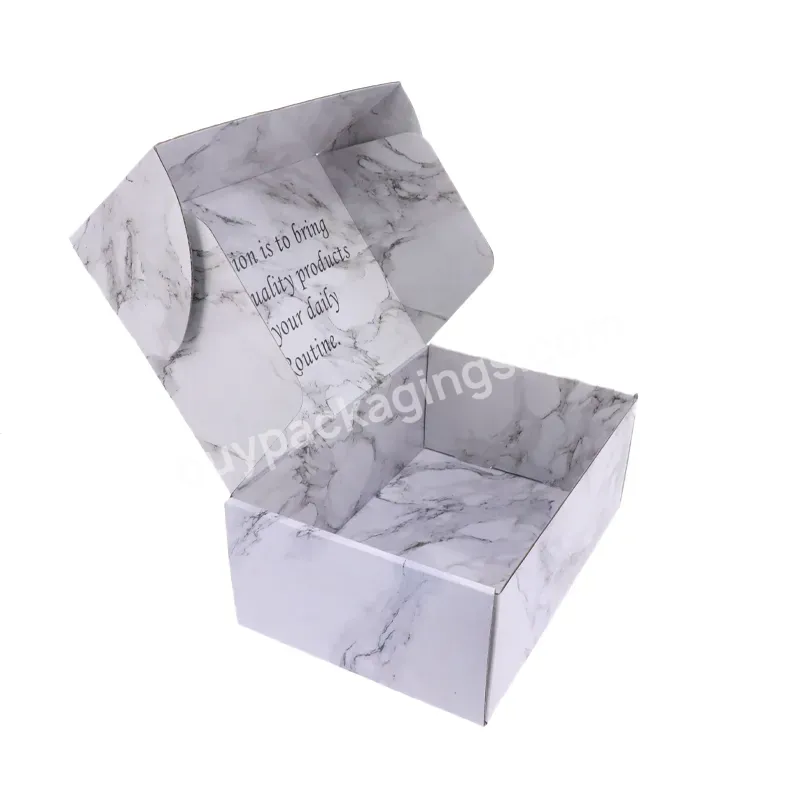 Customized Strong Mailer Corrugated Cardboard Paper Packaging Box For Shipping