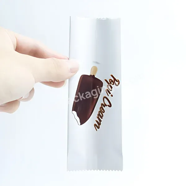 Customized Three Side Seal Back Seal Bag Popsicle Packaging Bag Frozen Ice Cream Popsicle Plastic Bag