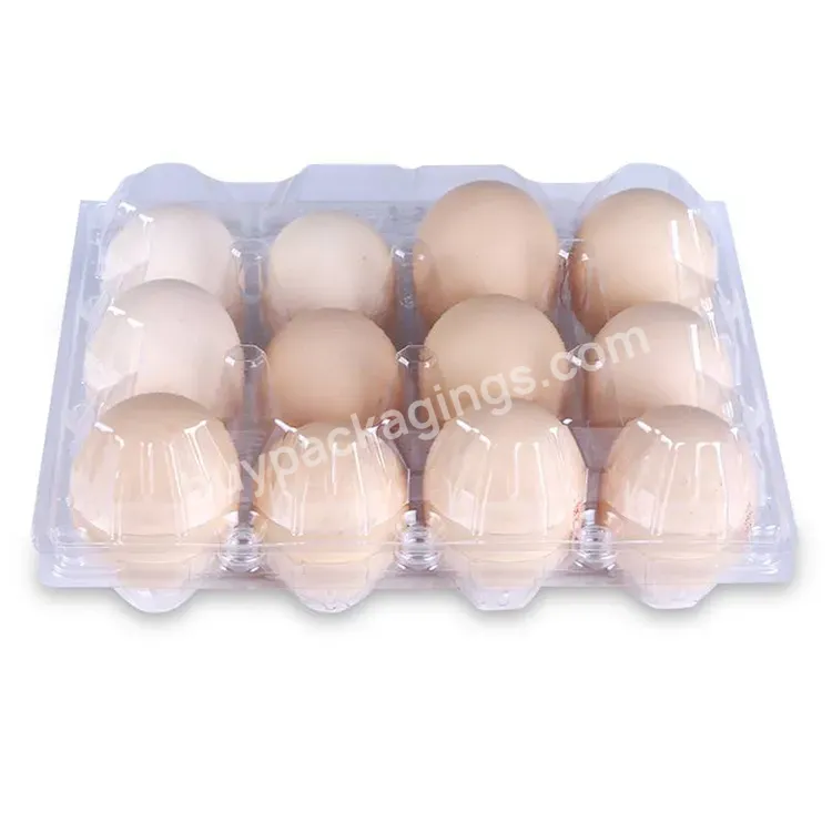 Customized Transparent 6 Holes Popular Portable Egg Tray Box Plastic Mold Clamshell Packaging