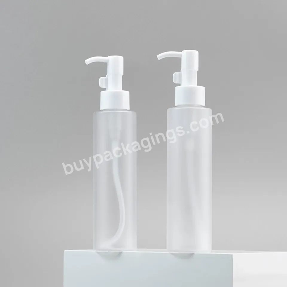 Customized Transparent Empty Size 150ml Pet Body Lotion Shower Gel Hand Wash Lotion Pump Bottle