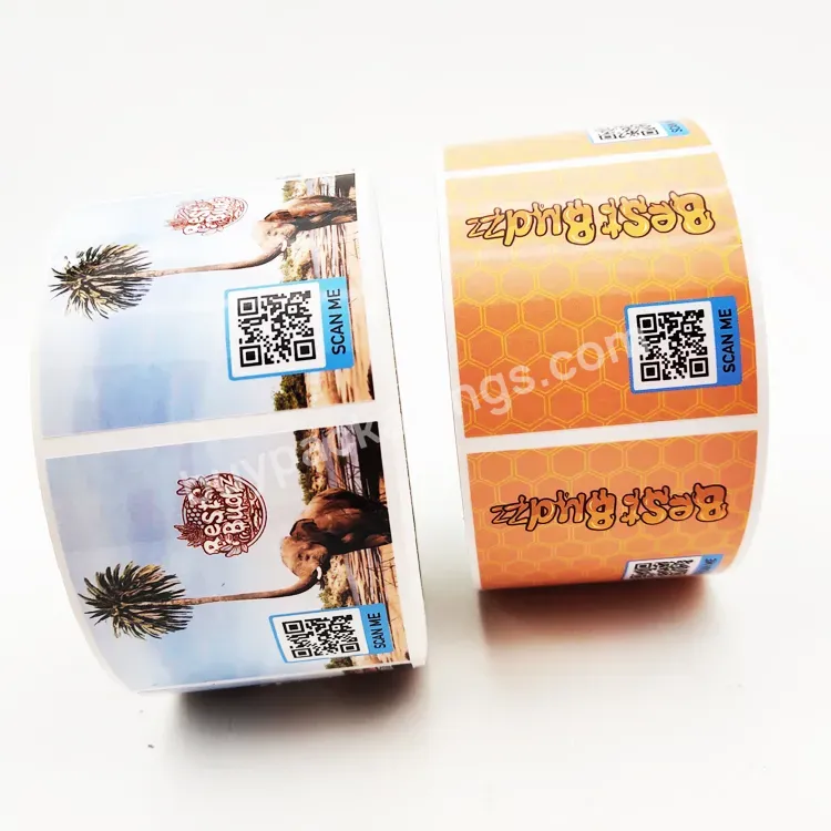 Customized Upc Code Stickers Printing Waterproof Self Adhesive Barcode Stickers