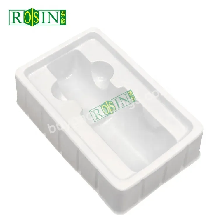 Customized White Plastic Cosmetic Container Inner Tray For Wineglass