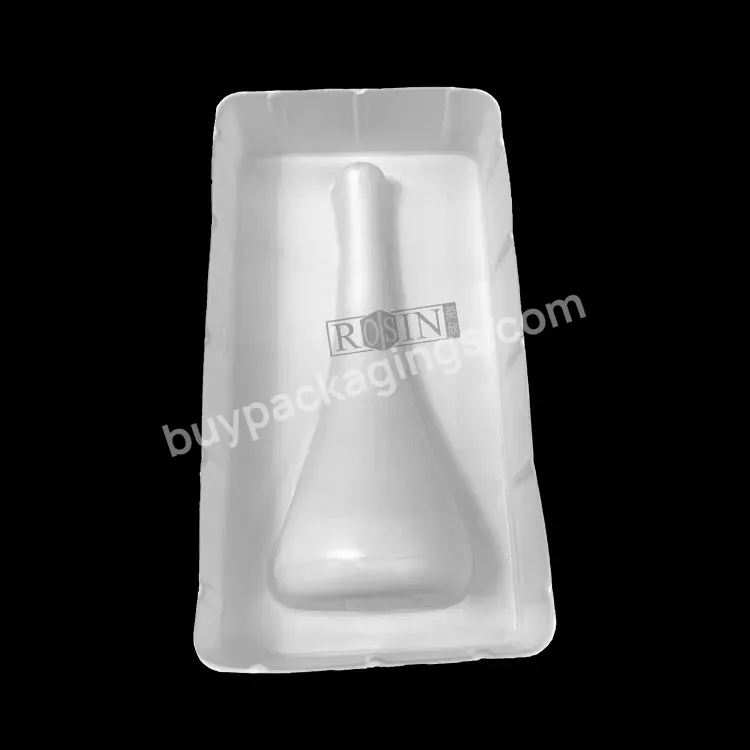 Customized White Plastic Cosmetic Tray Disposable Plastic Container For Vase Introduction Instrument Packaging