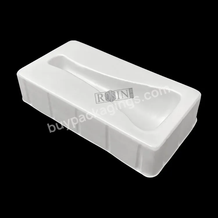 Customized White Plastic Cosmetic Tray Disposable Plastic Container For Vase Introduction Instrument Packaging