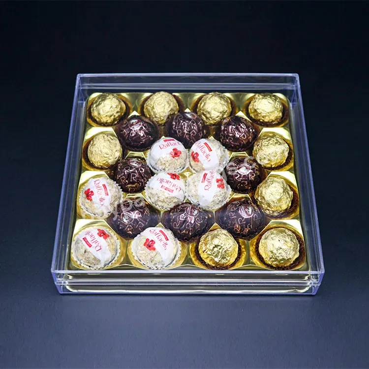 Customized Wholesale Chocolate Packaging Box Dessert Cookie Biscuit Storage Nuts Packaging Boxes For Ferrero Rocher