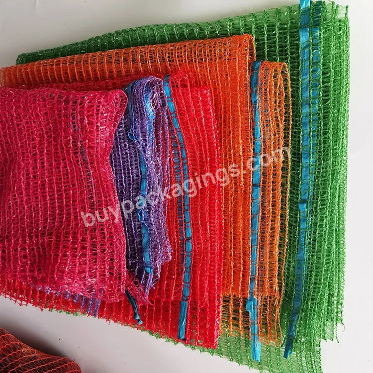 Customized Wholesale High Quality And Low Price Raschel Mesh Bag For Vegetable