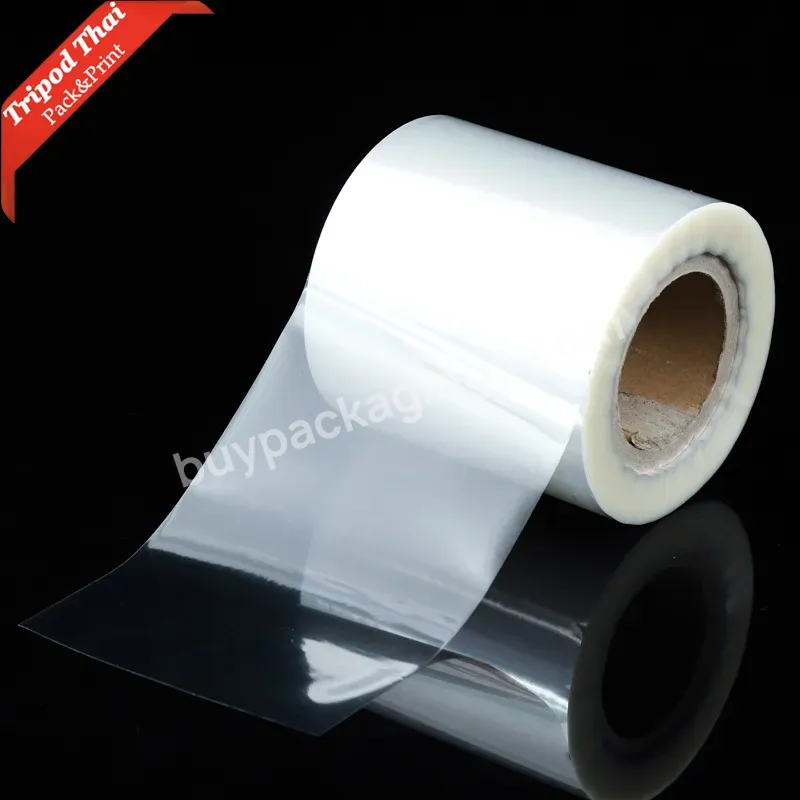Customized Width And Thickness Transparent Pe Polyethylene Roll Plastic Shrink Film For Goods Packing