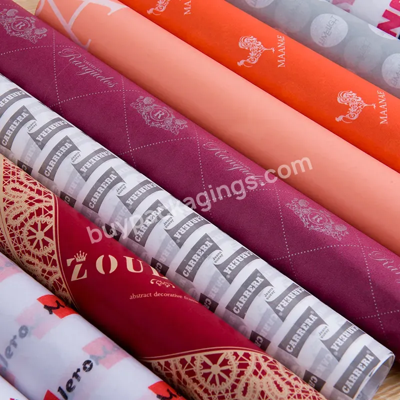 Customized Wine Wrapping Paper Eco Friendly Tissue Wrapping Paper For Packaging